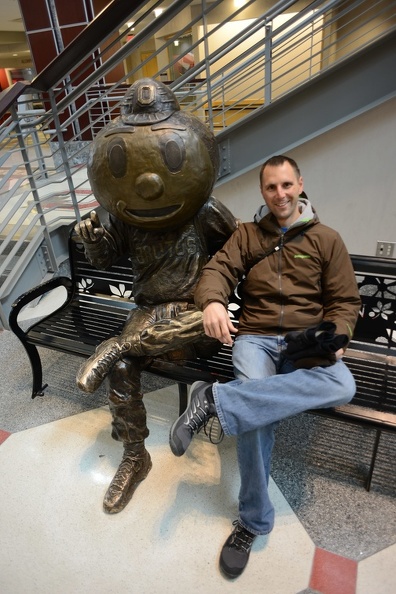 Dan and Brutus Buckeye.JPG